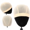 ZQIAN BEAUTY Mesh Dome Caps For Wig 6 Pcs Stretchable
