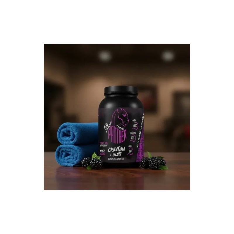 Creatina + Glutamina Panther Protein 1kg Varios Sabores