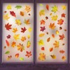 9 Sheet Thanksgiving Maple Leaves Window Sticker Window Clings for