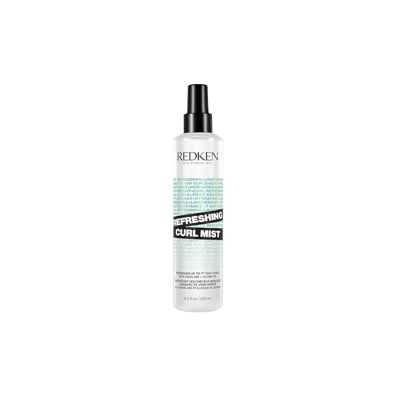 Redken Refreshing Curl Mist Tratamiento Sin Enjuague para Cabello Rizado,