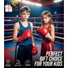 Exxact Sports Knockout Printed Youth Boxing Gloves for Kids (3-10