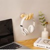 SquarezhenBo Black Wall Hooks,Funny Unique Hand Shape Wall-Mounted Hanger Hook