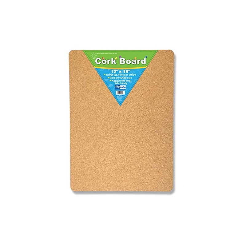 Flipside Cork Bulletin Board, 12" x 18"