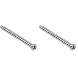KOHLER K-52705-CP Metal Screw Oval, Brass, Polished Chrome, 1 Count (Pack of 2)