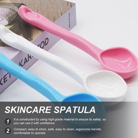 3Pcs Skin Spatula Large Mask Scoop 20ML Lotion Scooper Plastic Mask Spoon Protein Milk Powder Spoon Face Beauty Tools