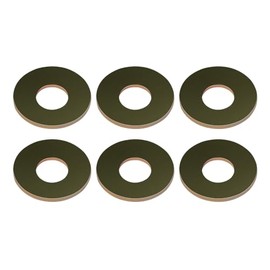 XYgdhqpt K5651-34352 6Pcs Blade Bolt Washers Compatible with Kubota ZD21 ZD28 ZD121 ZD321 ZD326 ZD327 ZD331 Mowers and B3200 B2400 B7800 Tractors (Replace K5651-34350 1913-2201)