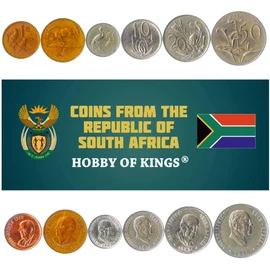 Set of 10 Collectible Coins from South and North America, Europe, Asia, Africa and the Middle East, Coin Sets from Around the World