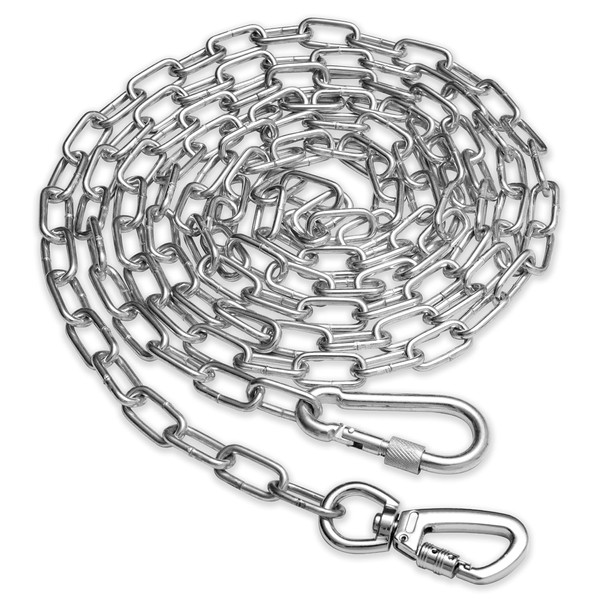 Heavy Duty Dog Chain for Yard-10FT Metal Dog Chain Leash