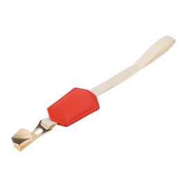 Partuto 1 Pcs Universal Car Seat Headrest Hook for Most Car, SUV, Truck Car Seat Back Organizer Hooks Sturdy Faux Leather Metal Red 11.22"x1.89"