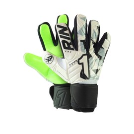 Rinat Meta Tactik GK Semi goalkeeper gloves - Golero Sport (White/Green, 10)