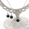 JunyiDIY 3D Fruit Earrings | Zircon and Indian Agate Leaf