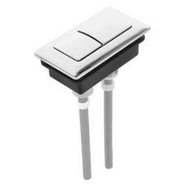 GOOHOCHY Push Toilet Flush Button Replacement Dual Push Button for Water Tank Compatible with Bathroom Toilet Flush Systems Easy Installation for Efficient Flushing