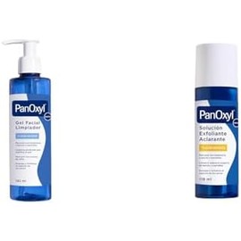 PanOxyl Gel Facial Limpiador 2% Ácido Salicílico 192 ml Control de Acné Limpieza Profunda Desobstruye Poros Para Piel Grasa + Solución Exfoliante Aclarante 2% Ácido Salicílico Sin Enjuague 118 ml