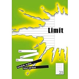 LANDRÉ 100050510 Landr Exercise Book DIN A4 Squared 16 Sheets