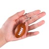 Blulu 20 Pack Mini Foam Football Keychains for Sport Party