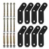 CROSSDESIGN 2" Shackle Relocation Lift Kit Front & Rear Compatible