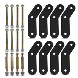CROSSDESIGN 2" Shackle Relocation Lift Kit Front & Rear Compatible with Jeep Wrangler YJ 1987-1995