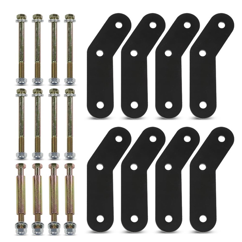 CROSSDESIGN 2" Shackle Relocation Lift Kit Front & Rear Compatible