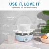 AROMA® Overly Easy Egg Cooker, Steamer, and Electric Egg Poacher