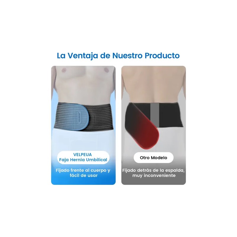 Velpeau Faja Hernia Umbilical Soporte Abdominal Para Adultos
