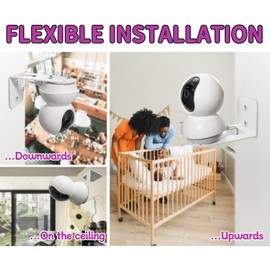 sciuU Wall Mount/Ceiling Mount Compatible with TP-Link Tapo Surveillance Camera, Super Hard Metal, Bracket Stand Holder Accessories for Camera Surveillance Indoor