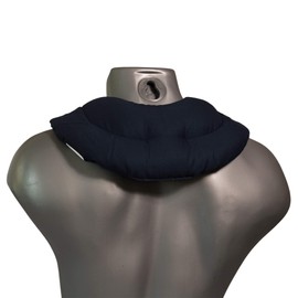 Cherry Stone Neck Pillow with Chambers, Dark Blue, Cherry Stone Pillow, Neck Pillow, Heat Cushion for Neck