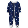 Carter's Baby Boys' Cotton Snap-up Sleep N Play (Navy Blue/Koala)