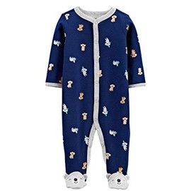 Carter's Baby Boys' Cotton Snap-up Sleep N Play (Navy Blue/Koala) 9 Months
