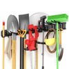 Garage Tool Organizer Wall Mount 11 PCS Garden Tool Organizer