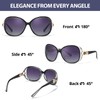 SIPHEW Women's Polarised Oversized Elegant Classic Sunglasses Women Oversize with