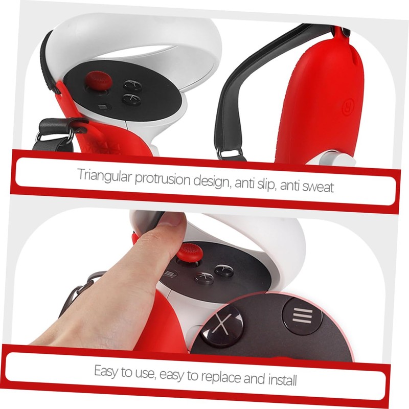 KONTONTY Touch Controller Grip Cover Drop Hand Grip Nonslip Texture