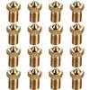 16Pcs V6 Nozzles 0.6mm Compatible for E3D V5 V6 Hotend,