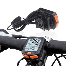 Bicycle Speedometer, MasoAuto Wireless LCD Digital Bike Odometer, Waterproof Cycling Computer, Bicycle Accessories with Backlight