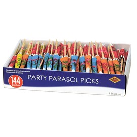 Beistle Boxed Party Parasol Picks