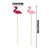 NILLOS Cocktail Bamboo, 100 PCS Flamingo Design Decorative Cocktail Appetizer