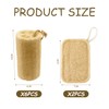 6 Stück Luffa-Bürsten, 2 Stück Quadratische Luffa-Bürsten, Luffa-Bürste, Luffa-Schwamm, Seifen-Luffa,