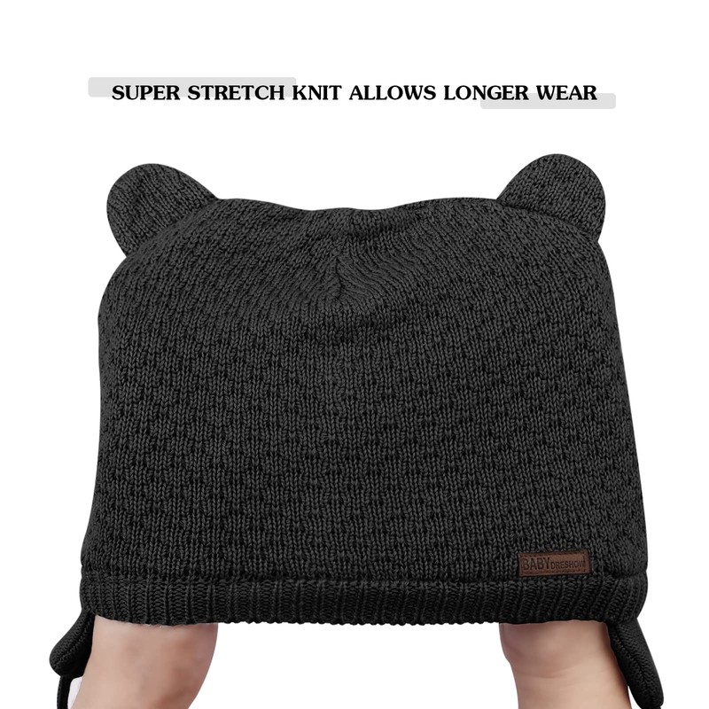 DRESHOW Baby Hat Cute Bear Toddler Earflap Beanie Warm for