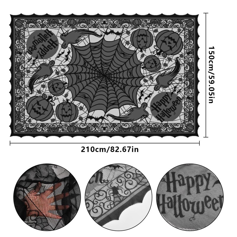 [LEISURE CLUB] Halloween Decorative Table Runner Table Runner Table Cloth