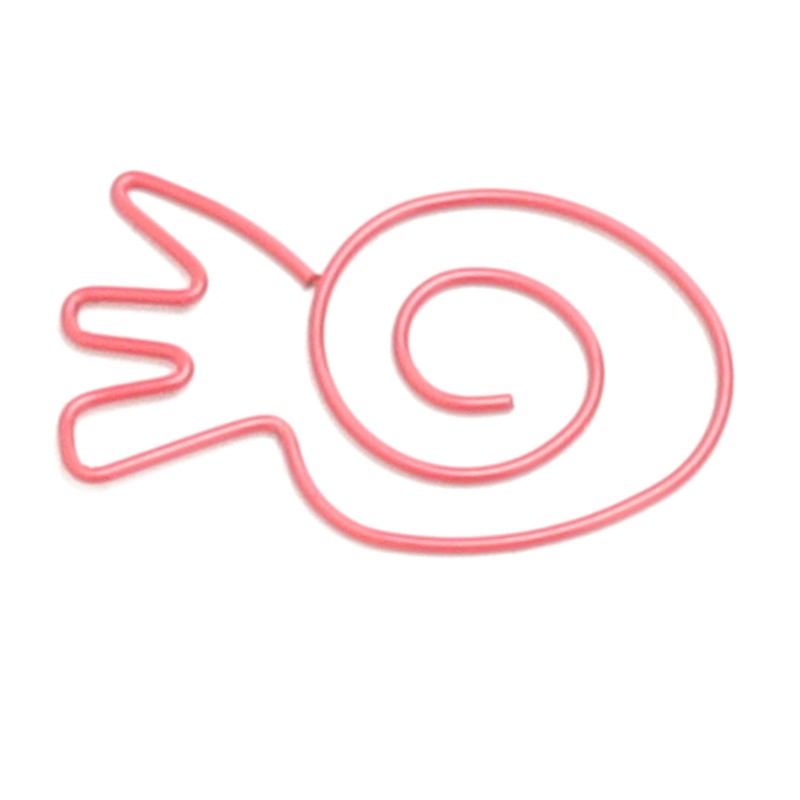 100pcs Paper Clips Portable Mini Electroplating Green Tree Pink Strawberry