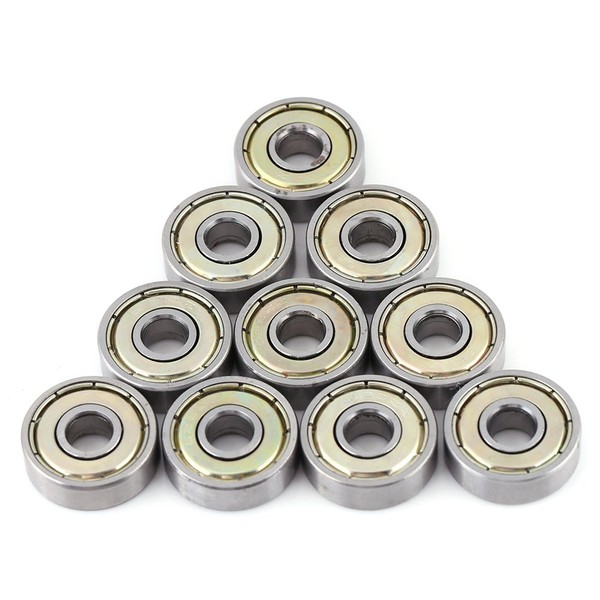 Qiilu 626ZZ Deep Groove Ball Bearings, 0.2 inch (6 mm),