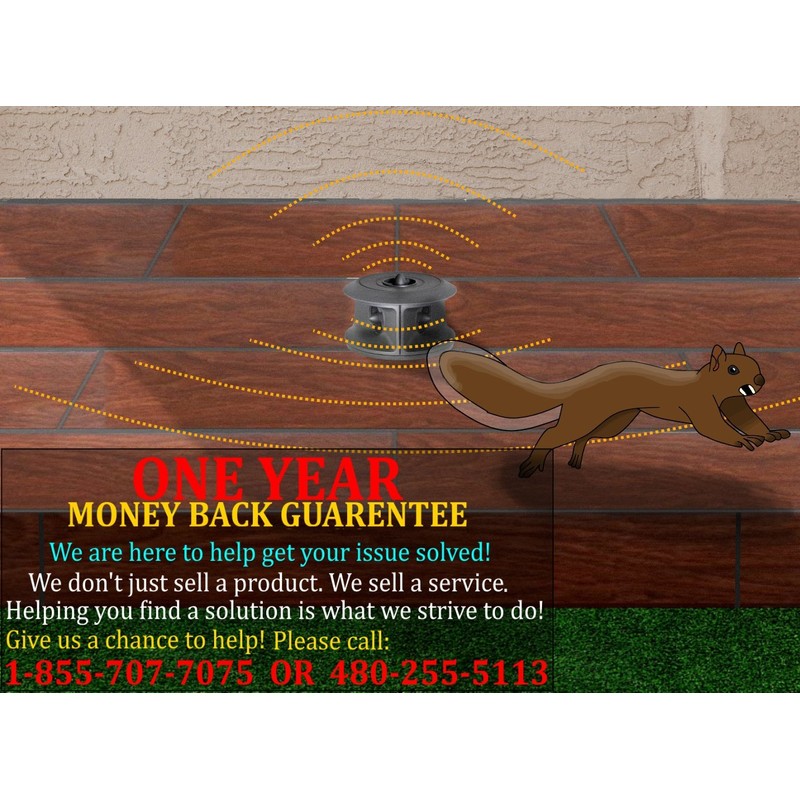 Cleanrth PCS101 Three-Stage ComboSonic Squirrel Repeller | Squirrel Control