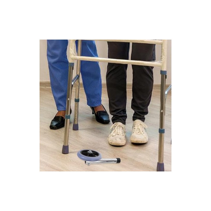 Zimmer Frame with Wheels Replacement Walker Wheel Accessory Silent and