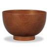 Yamanaka Lacquer M17364-2 Natural Range Keyaki Heather Large Soup Bowl,