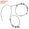 Caltric 705601492 Front & Rear Brake Hose Line For Can