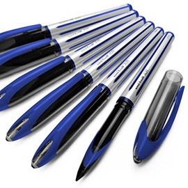 Uni-Ball AIR - 0.7mm Medium Rollerball - 6 Pack - Blue - UBA-188-L
