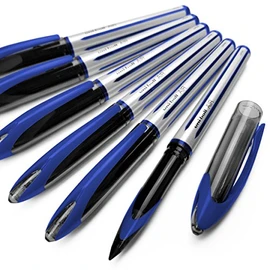 Uni-Ball AIR - 0.7mm Medium Rollerball - 6 Pack - Blue - UBA-188-L