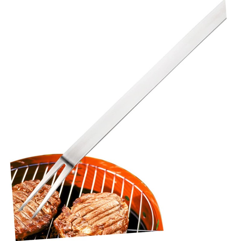 Mipcase 304 Stainless Steel Barbecue Forks 2-Piece Set for Grilling