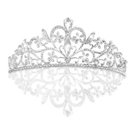 Tiara Headband Hair Accessory Crown Headdress Wedding Accessories Pearl Headband for Photo/Party/Shichi-Go-San /Wedding/Coming-of-age Ceremony/Birthday Party/Bride/Wedding