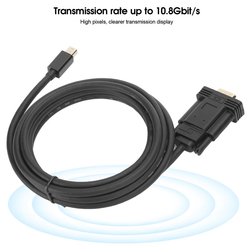 Mini DP to VGA High Definition Male to Male Connector