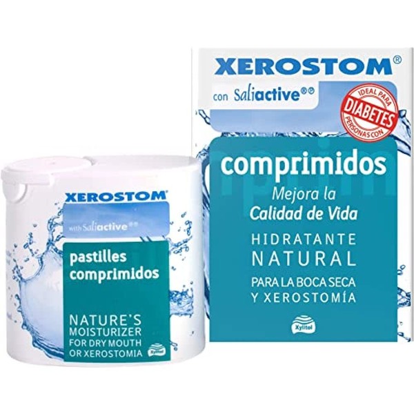 Xerostom with Saliactive for Dry Mouth or Xerostomia Pastilles 30 Units